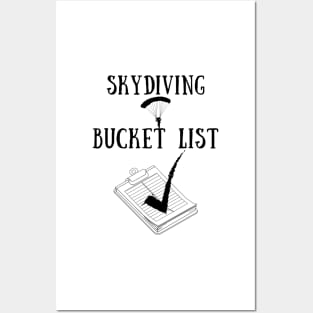 Skydiving bucket list Posters and Art